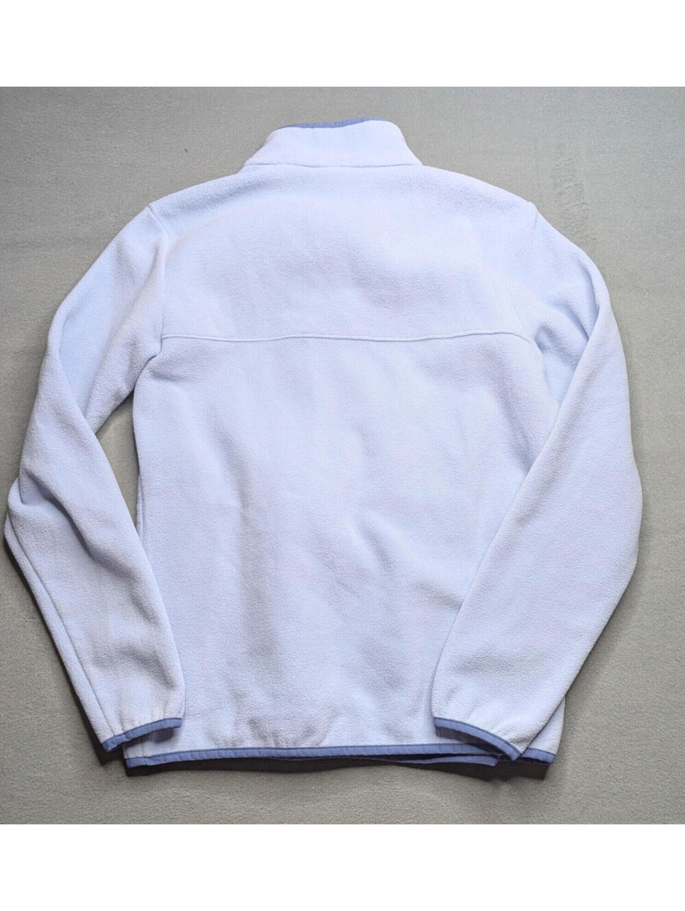 Columbia Jacket Womens Small Blue Fleece Half Snap Pullover Pockets Outdoor - Picture 9 of 9
